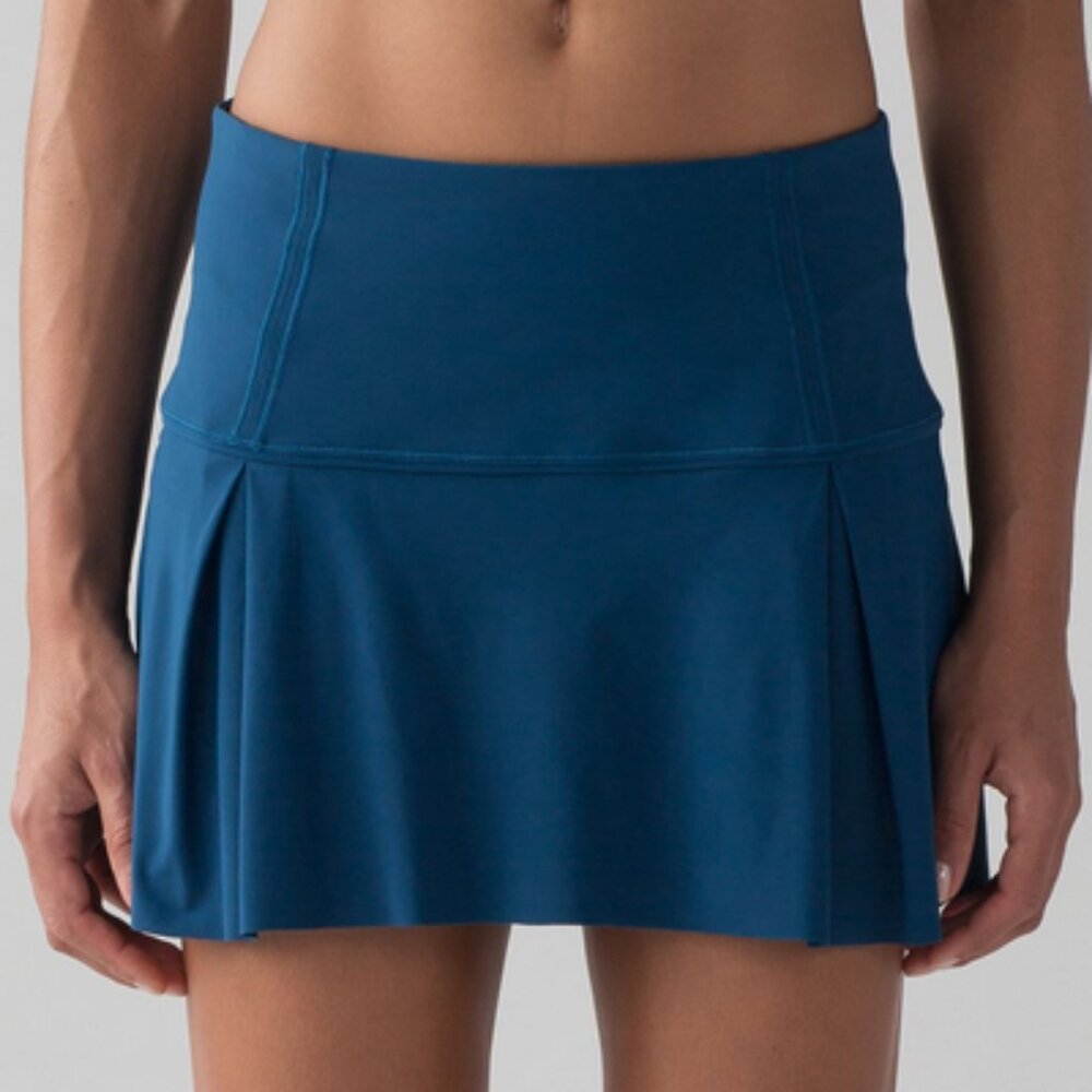Lululemon Lost In Pace Skirt Navy Blue
